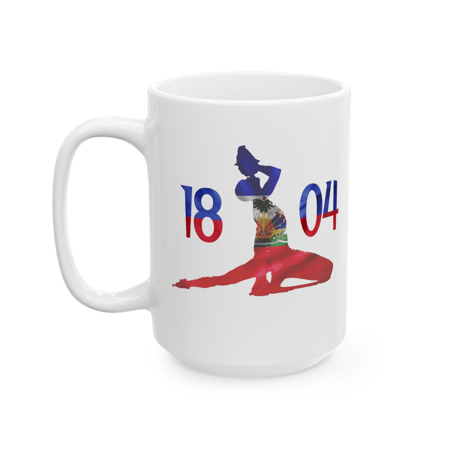 Haitian Flag 1804 Neg Mawon | Haitian Independence Neg Marron Ceramic Mug 11oz, 15oz Cup