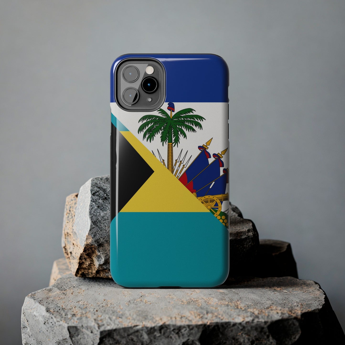 Bahamas Haiti Flag Bahamian Haitian Tough Phone Cases