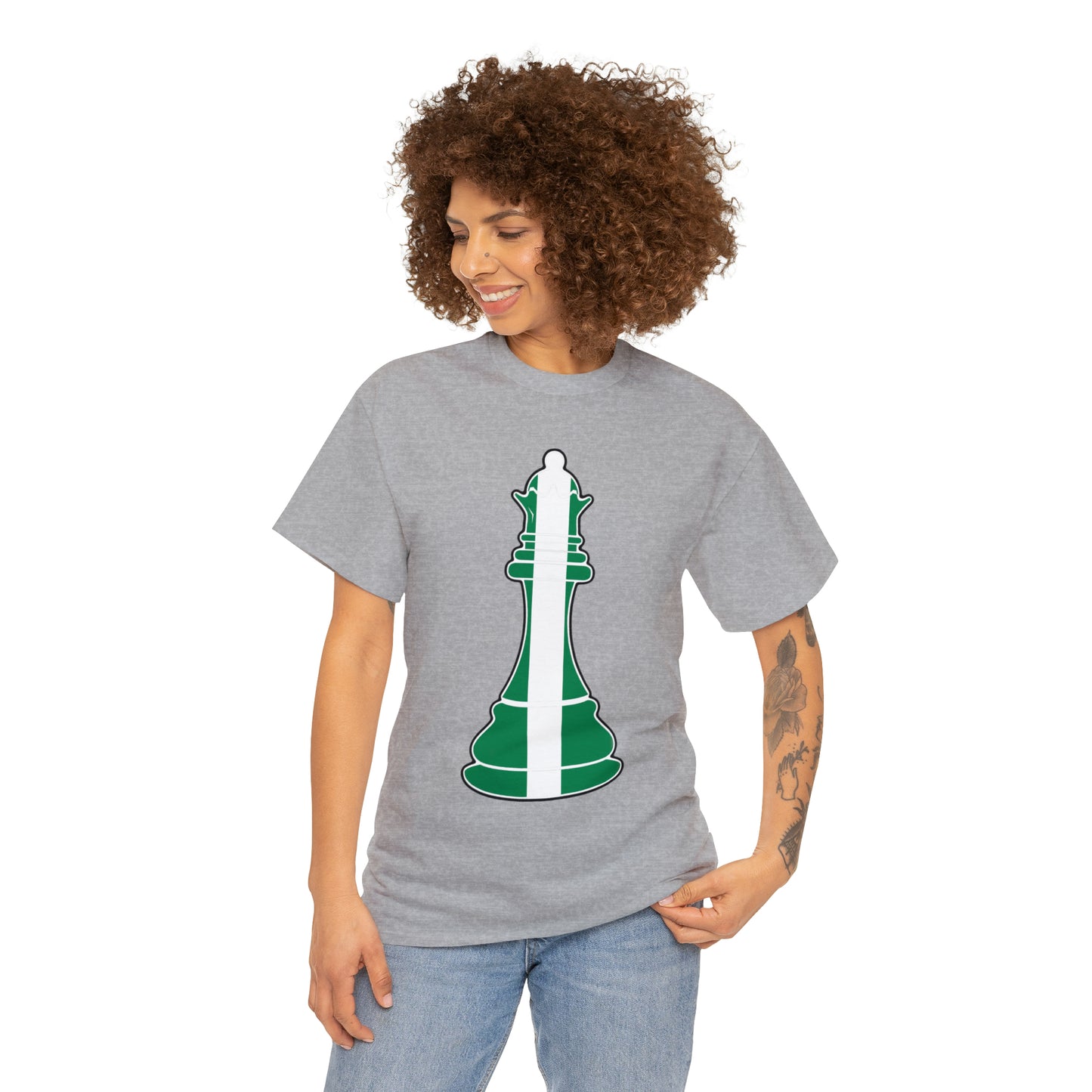 Nigerian Queen Flag Chess Piece Nigeria T-Shirt | Unisex Tee Shirt