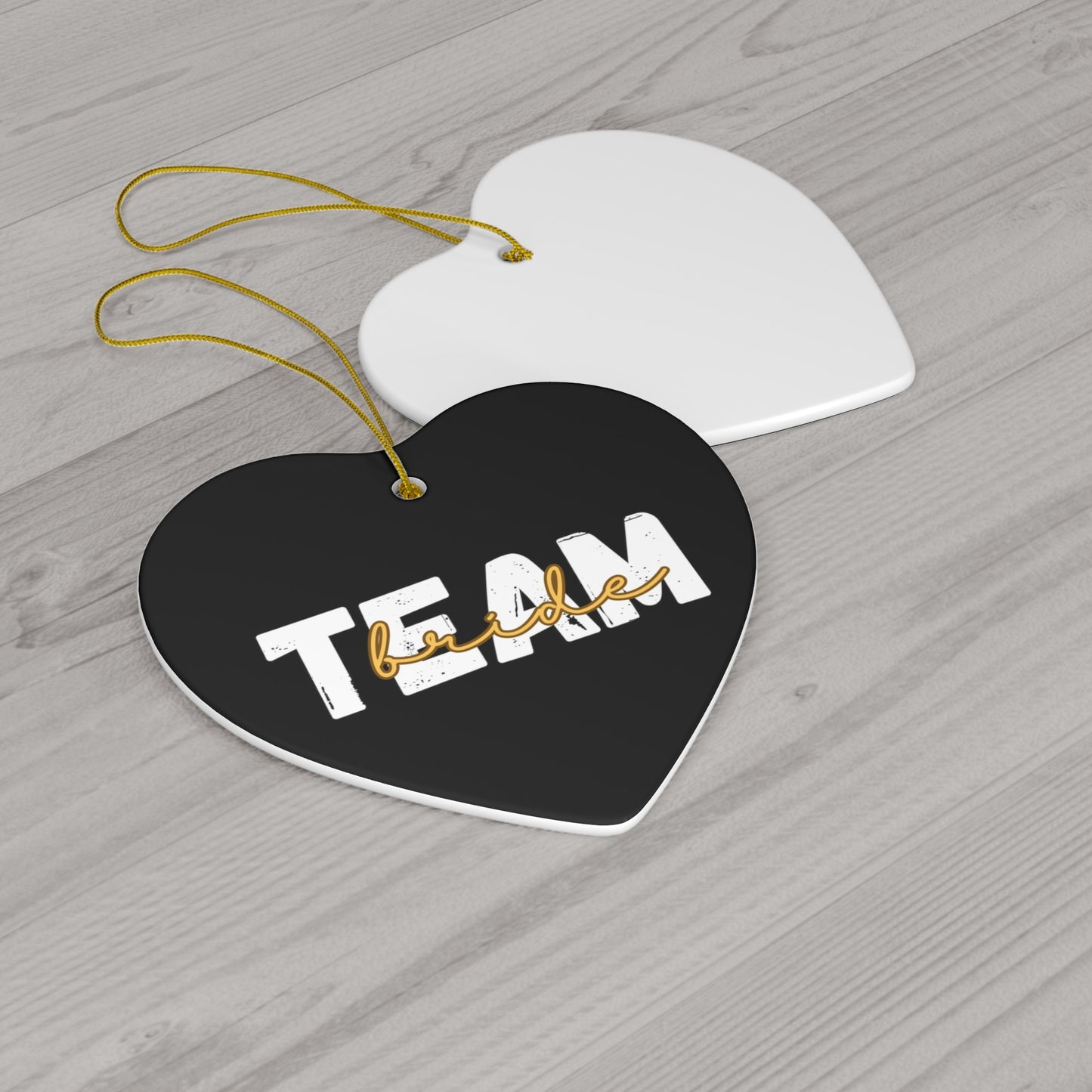 Team Bride Squad Bridal Shower Wedding Gift Ceramic Ornament | Christmas Tree Ornaments