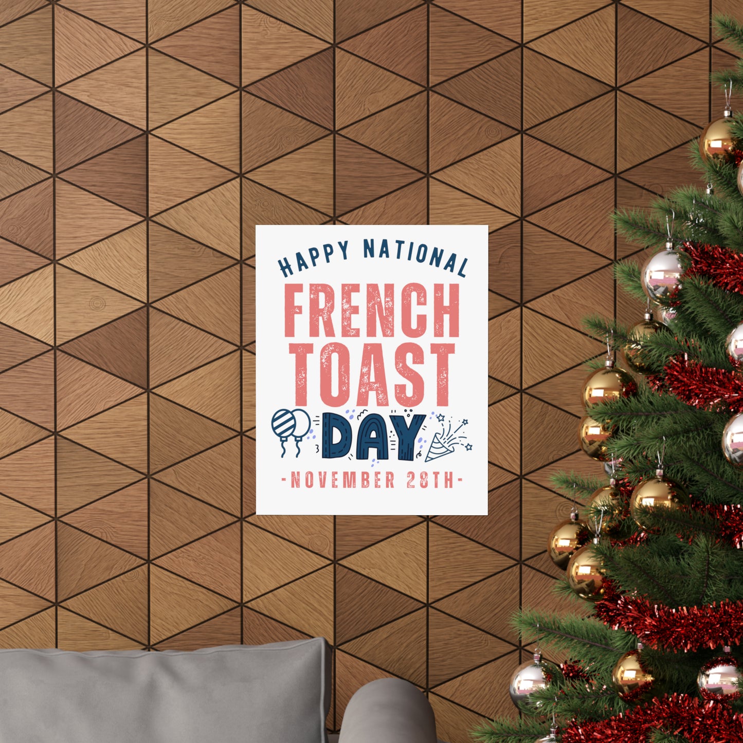 National French Toast Day November 28th Foodie Premium Matte Poster