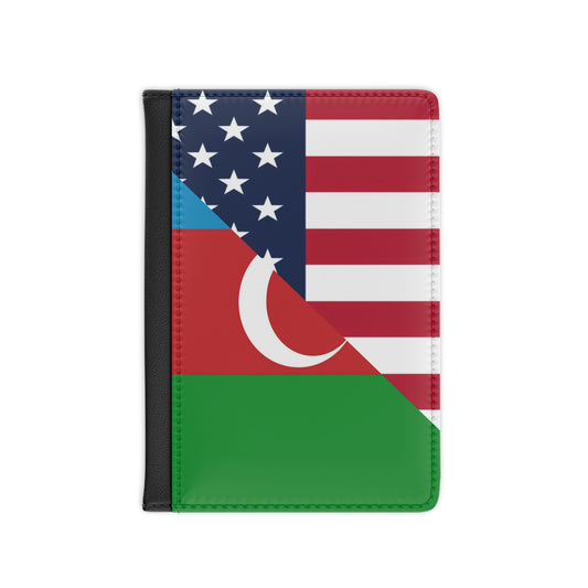 Azerbaijan American Flag USA Passport Cover