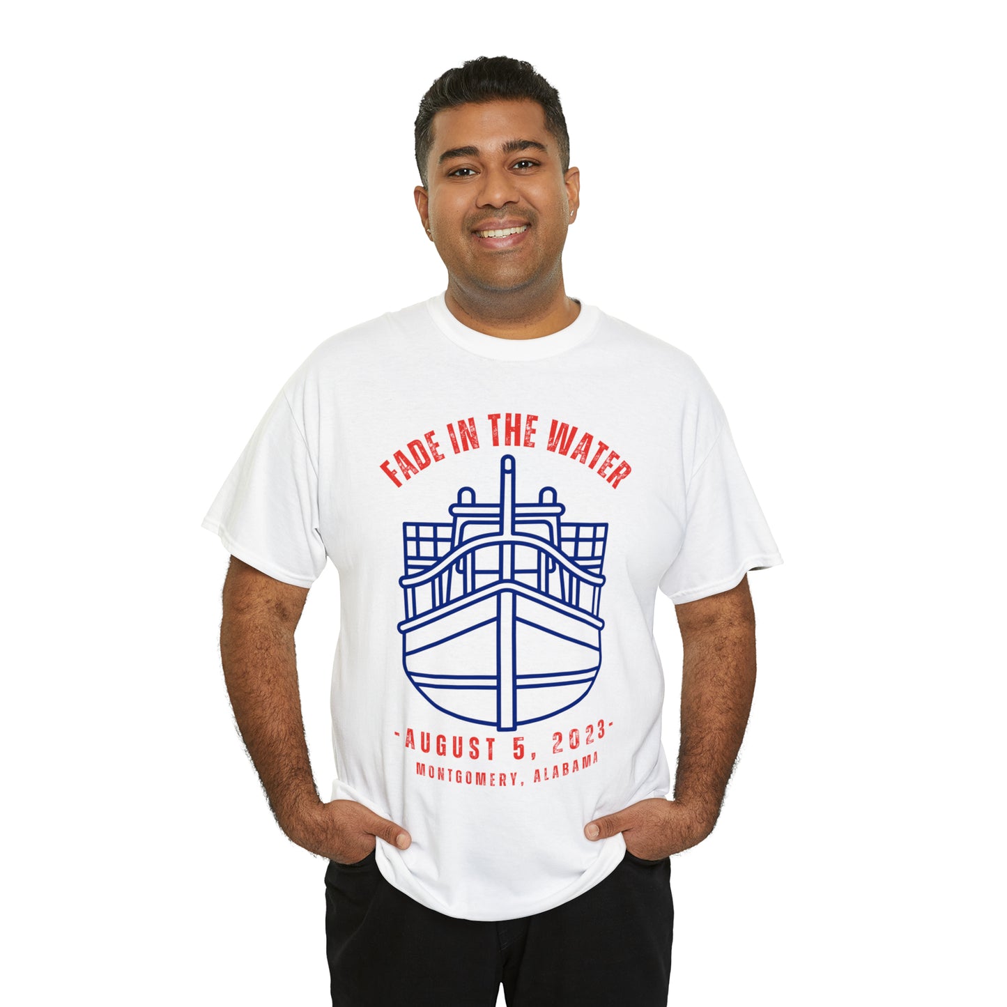 Fade in The Water Tee Shirt | Thors Chair Montgomery Alabama Boat T-Shirt