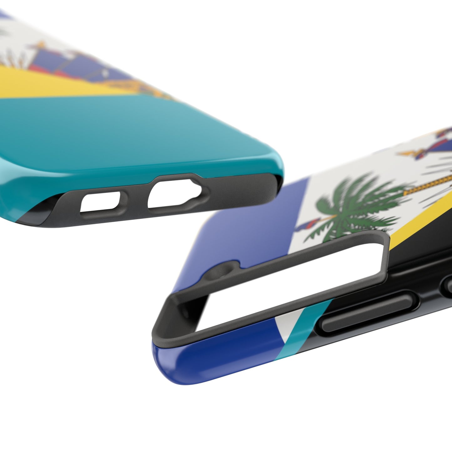 Bahamas Haiti Flag Bahamian Haitian Tough Phone Cases