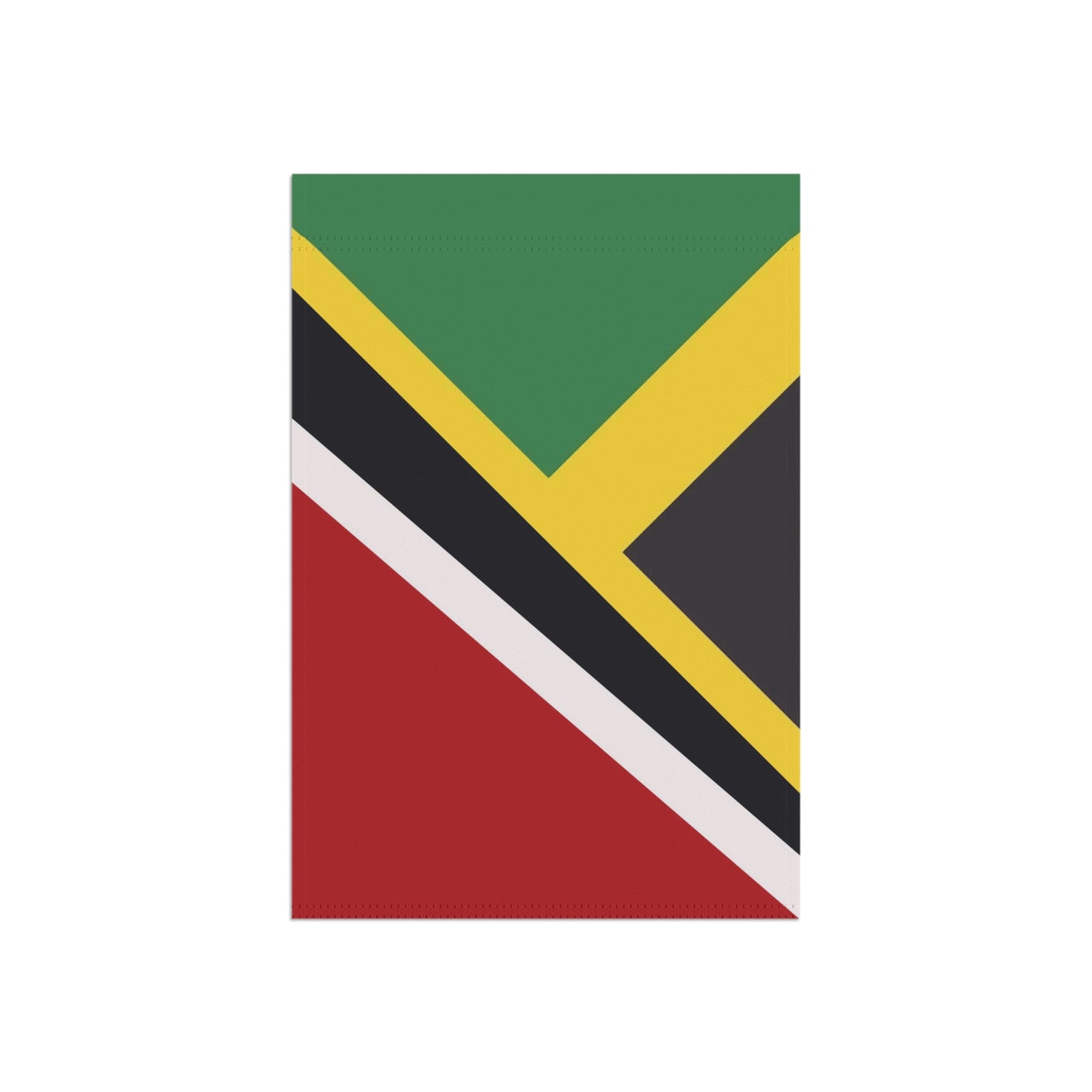 Jamaica Trinidad Flag Jamaican Trini Garden & House Banner