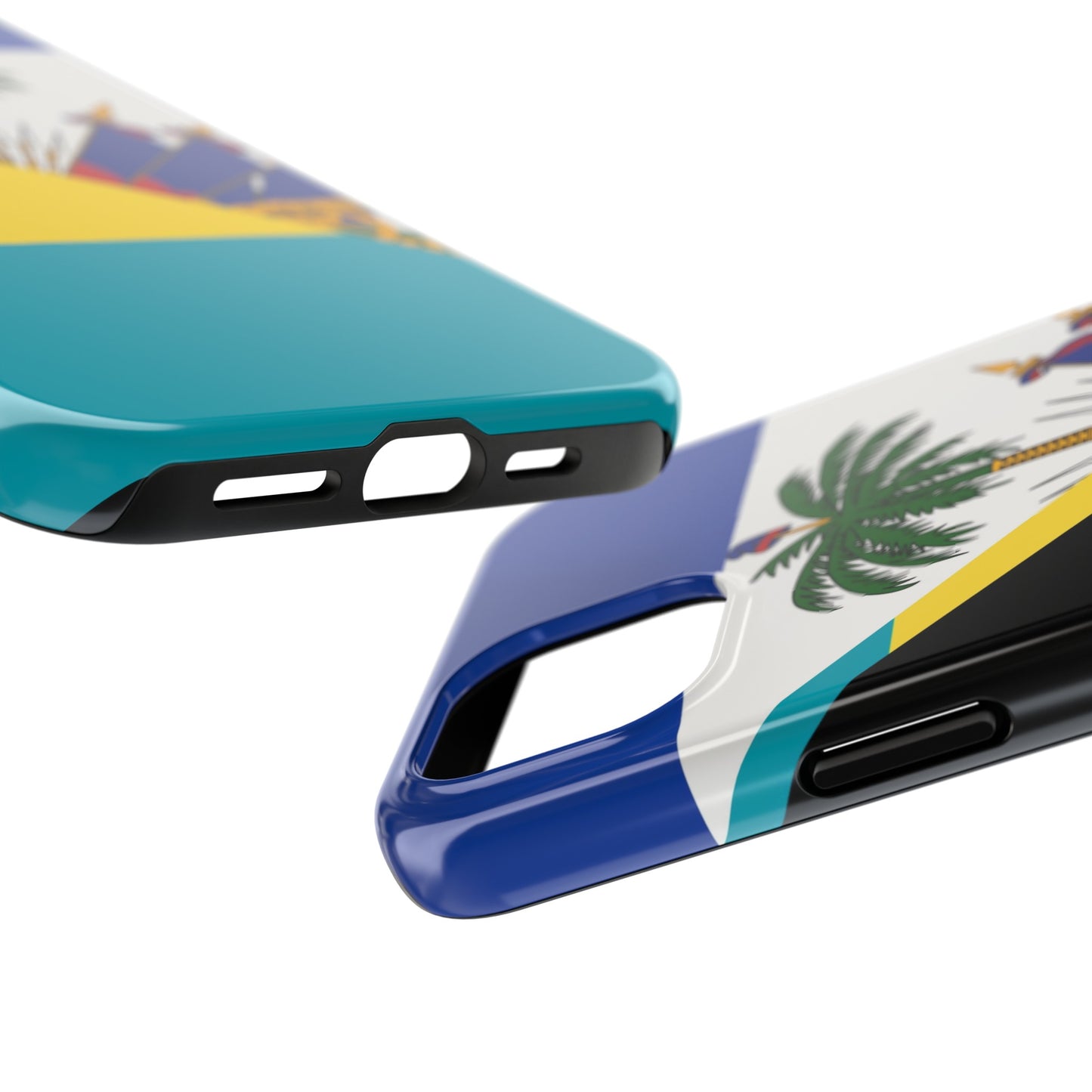 Bahamas Haiti Flag Bahamian Haitian Tough Phone Cases