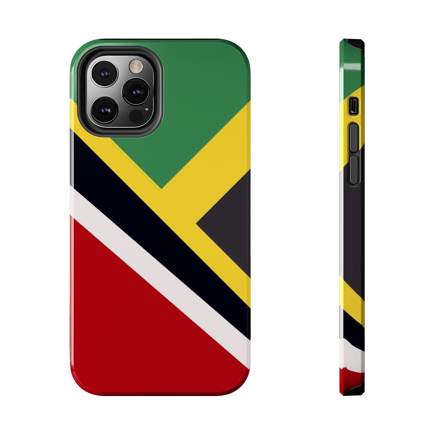 Jamaica Trinidad Flag Jamaican Trini Tough Phone Cases