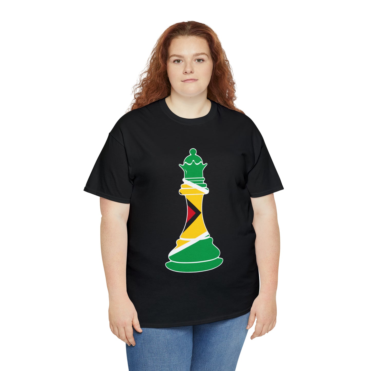 Guyanese Queen Flag Chess Piece Guyana T-Shirt | Unisex Tee Shirt