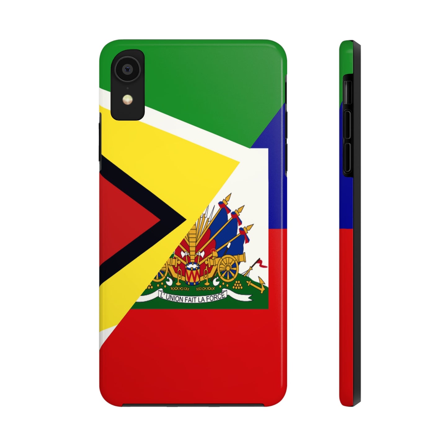 Haiti Guyana Flag Haitian Guyanese Tough Phone Cases