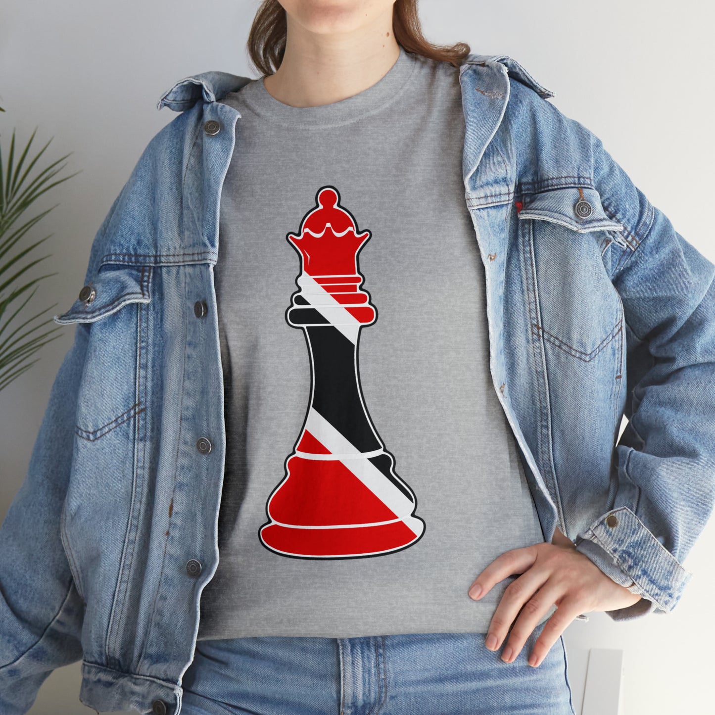 Trini Queen Trinidad and Tobago Flag Chess Piece T-Shirt | Unisex Tee Shirt