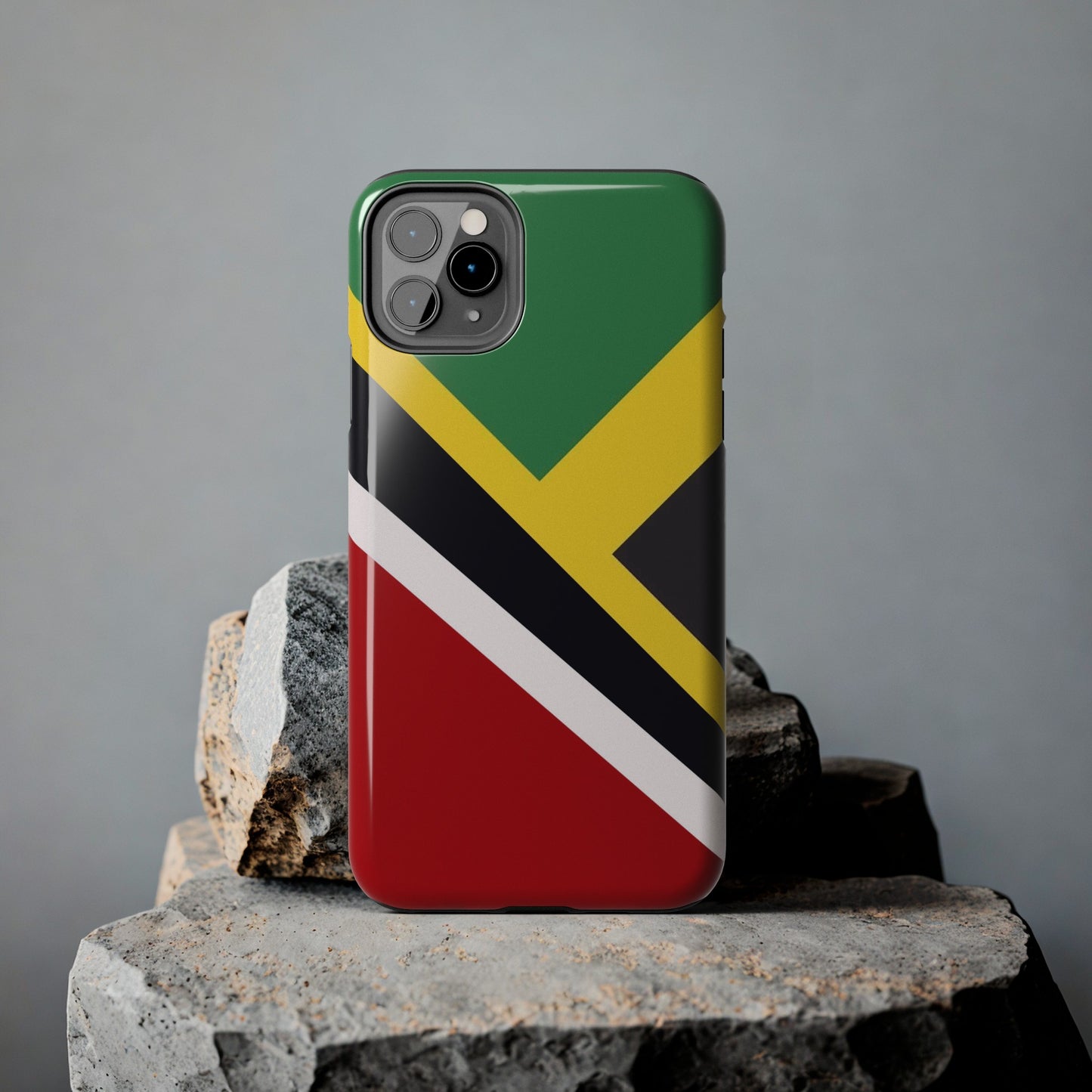 Jamaica Trinidad Flag Jamaican Trini Tough Phone Cases