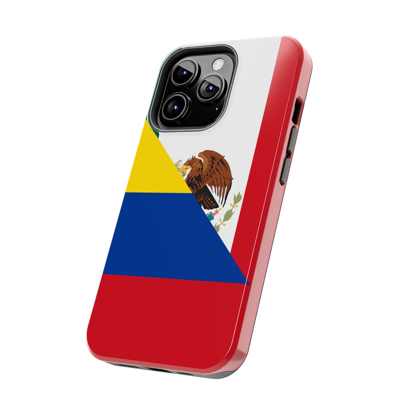 Mexican Colombian Flag Half Mexico Colombia Tough Phone Cases