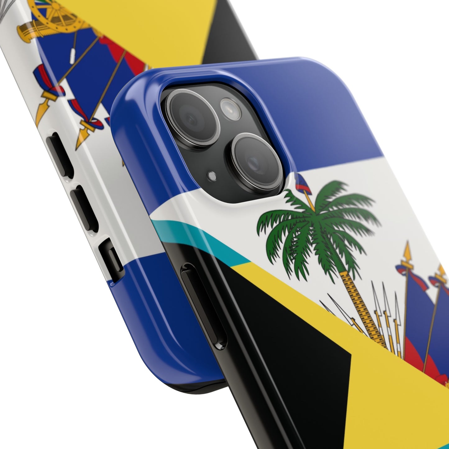 Bahamas Haiti Flag Bahamian Haitian Tough Phone Cases