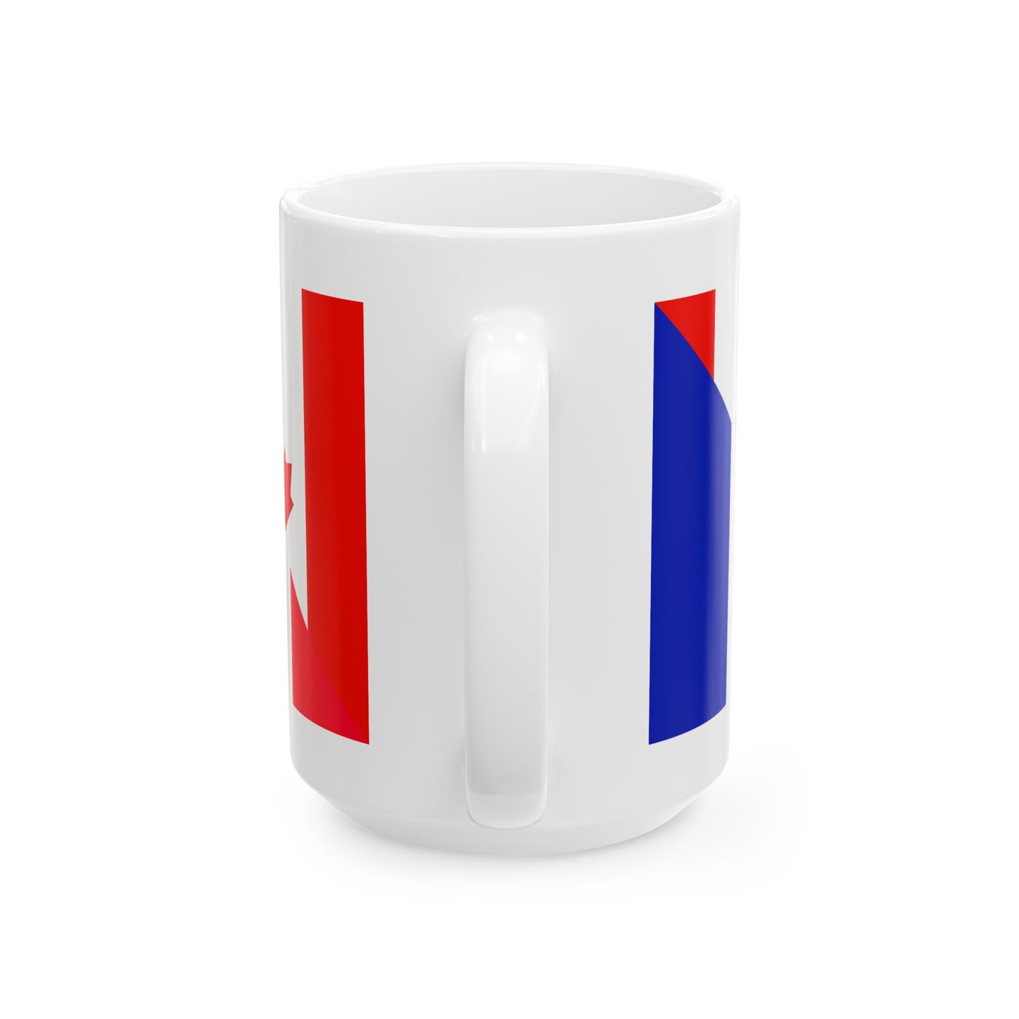 French Canadian Flag France Canada Ceramic Mug 11oz, 15oz Cup