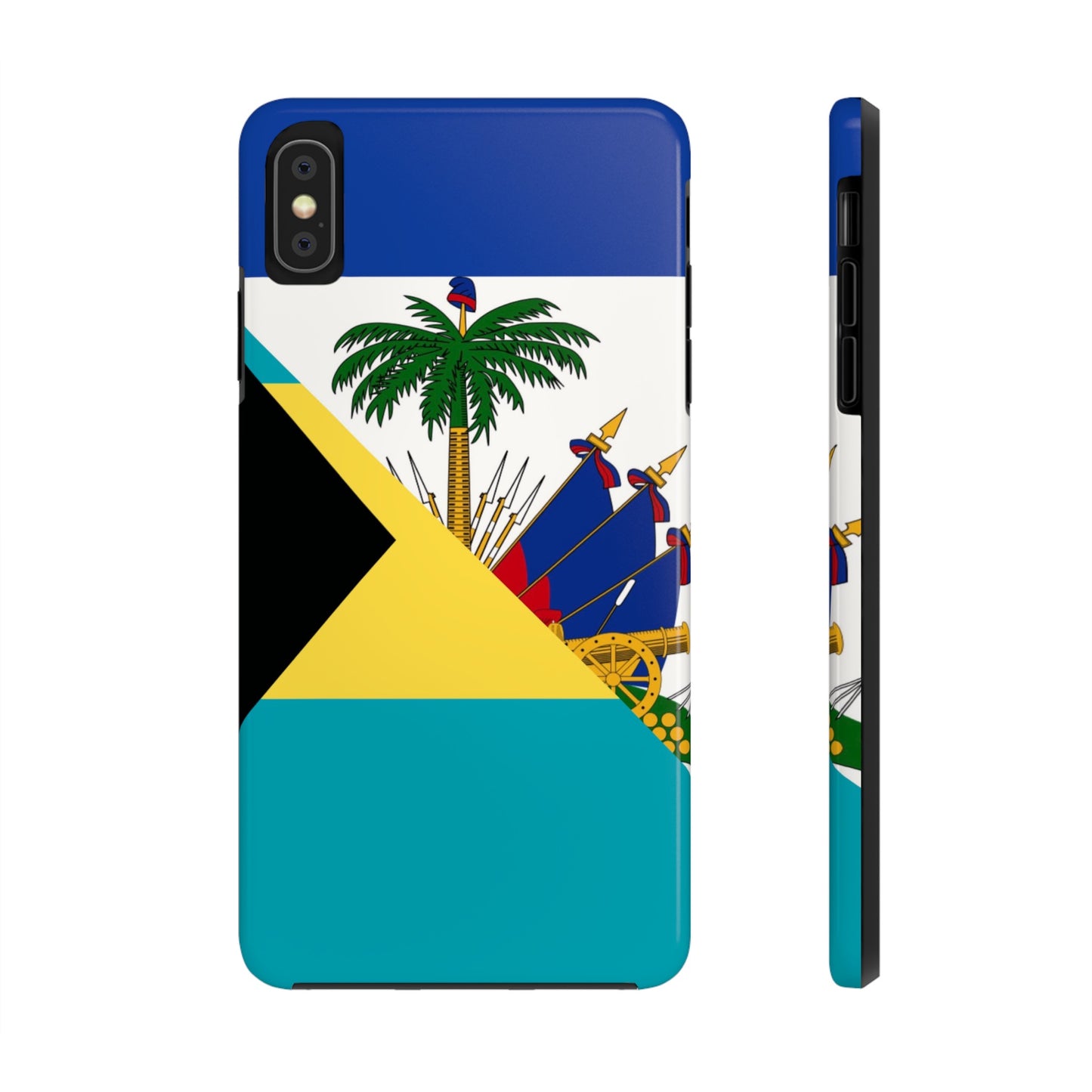 Bahamas Haiti Flag Bahamian Haitian Tough Phone Cases