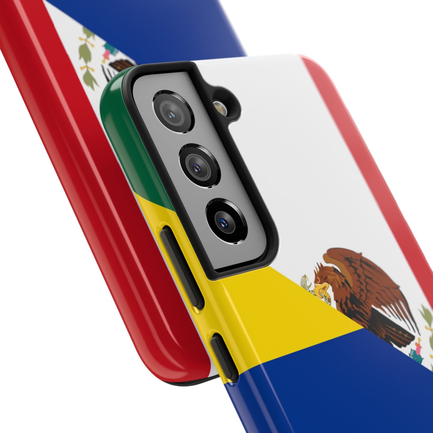 Mexican Colombian Flag Half Mexico Colombia Tough Phone Cases