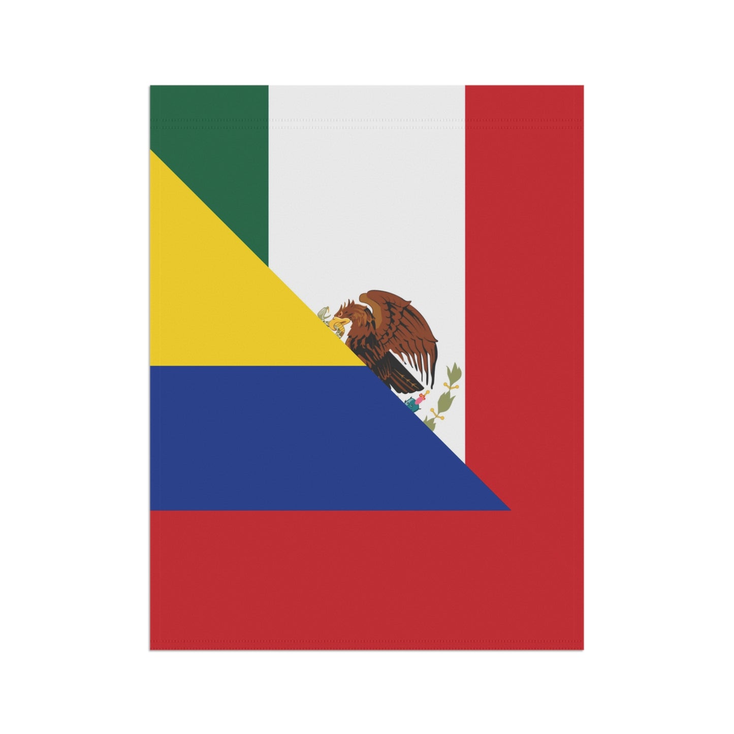 Mexican Colombian Flag Half Mexico Colombia Garden & House Banner