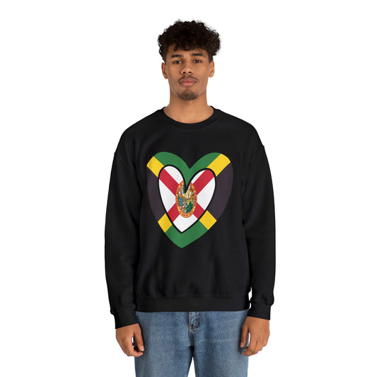 Jamaican Florida Flag Jamaica Floridian Unisex Sweatshirt