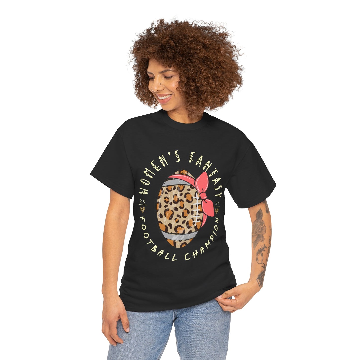 Women’s Fantasy Football Champion 2024 Tee Shirt | Fantasy Champ T-Shirt