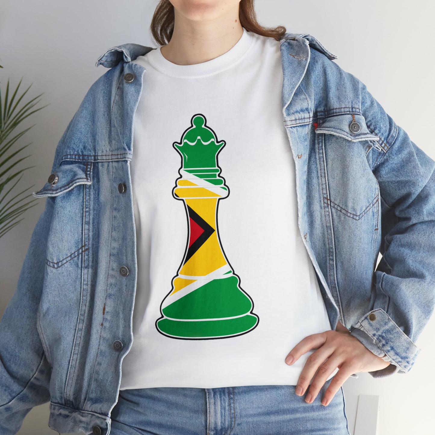 Guyanese Queen Flag Chess Piece Guyana T-Shirt | Unisex Tee Shirt