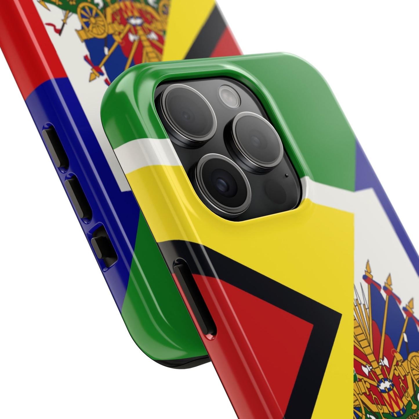 Haiti Guyana Flag Haitian Guyanese Tough Phone Cases