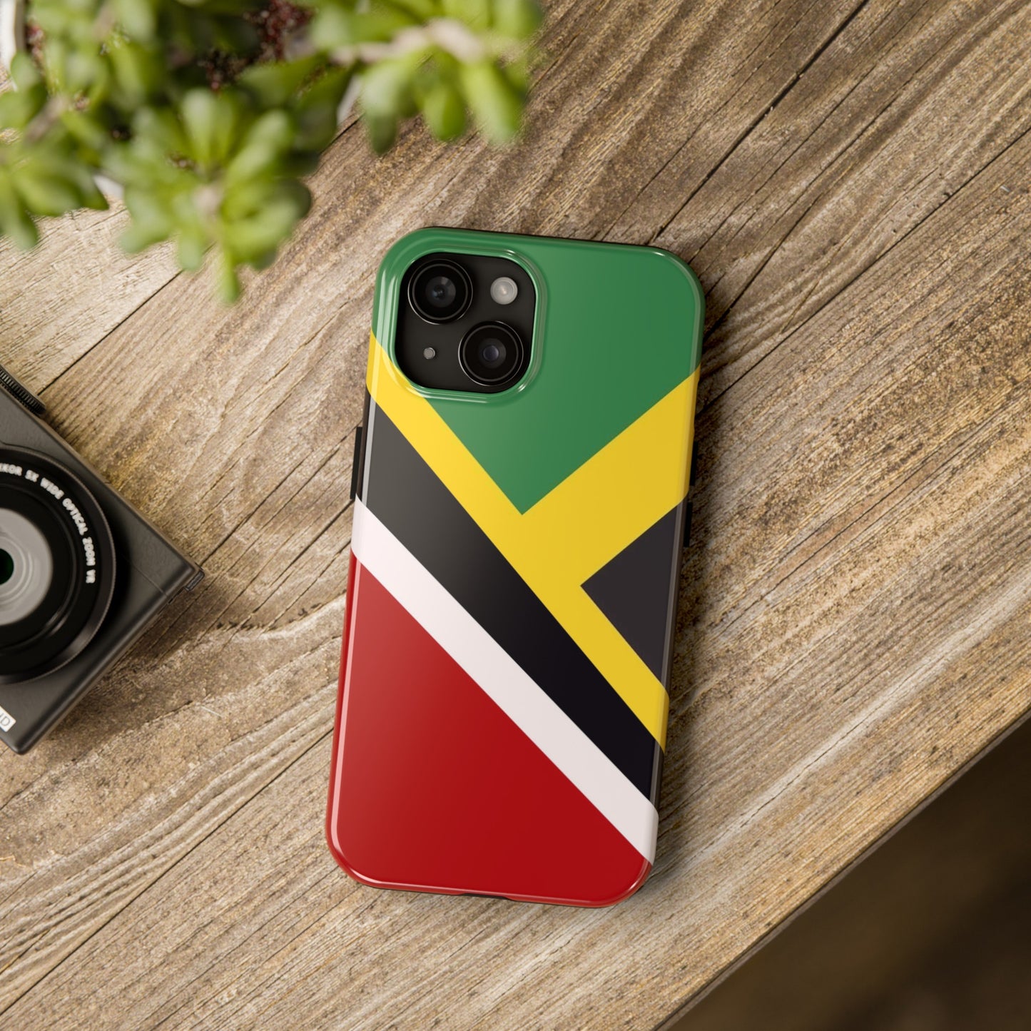 Jamaica Trinidad Flag Jamaican Trini Tough Phone Cases