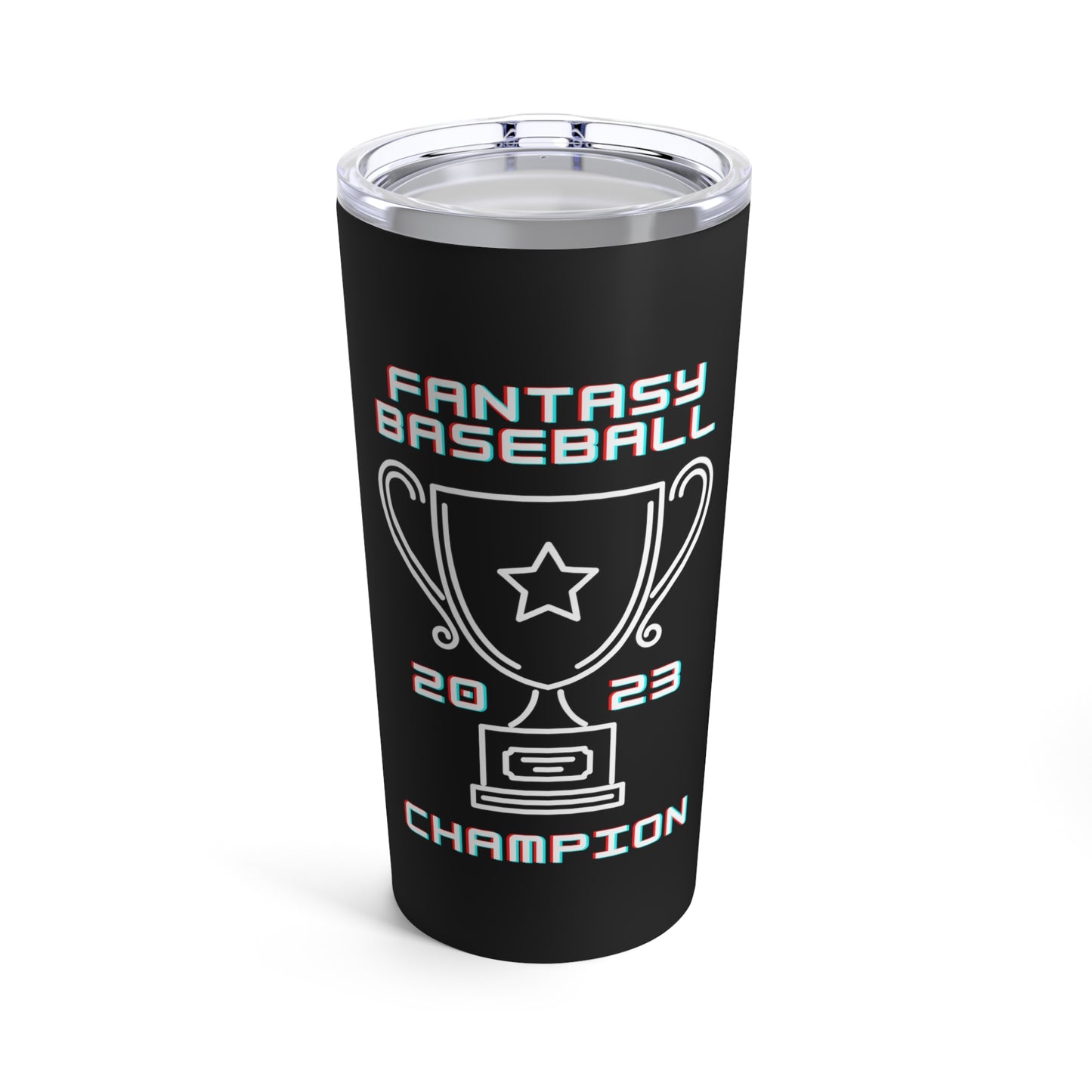 2023 Fantasy Baseball Champion Fantasy Champ Tumbler 20oz Beverage Container