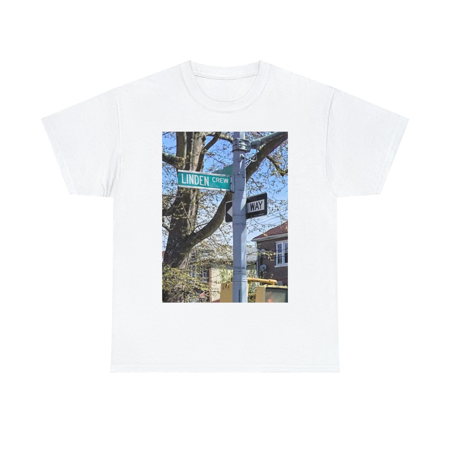 Linden Crew Street Sign T-Shirt | Unisex Tee Shirt