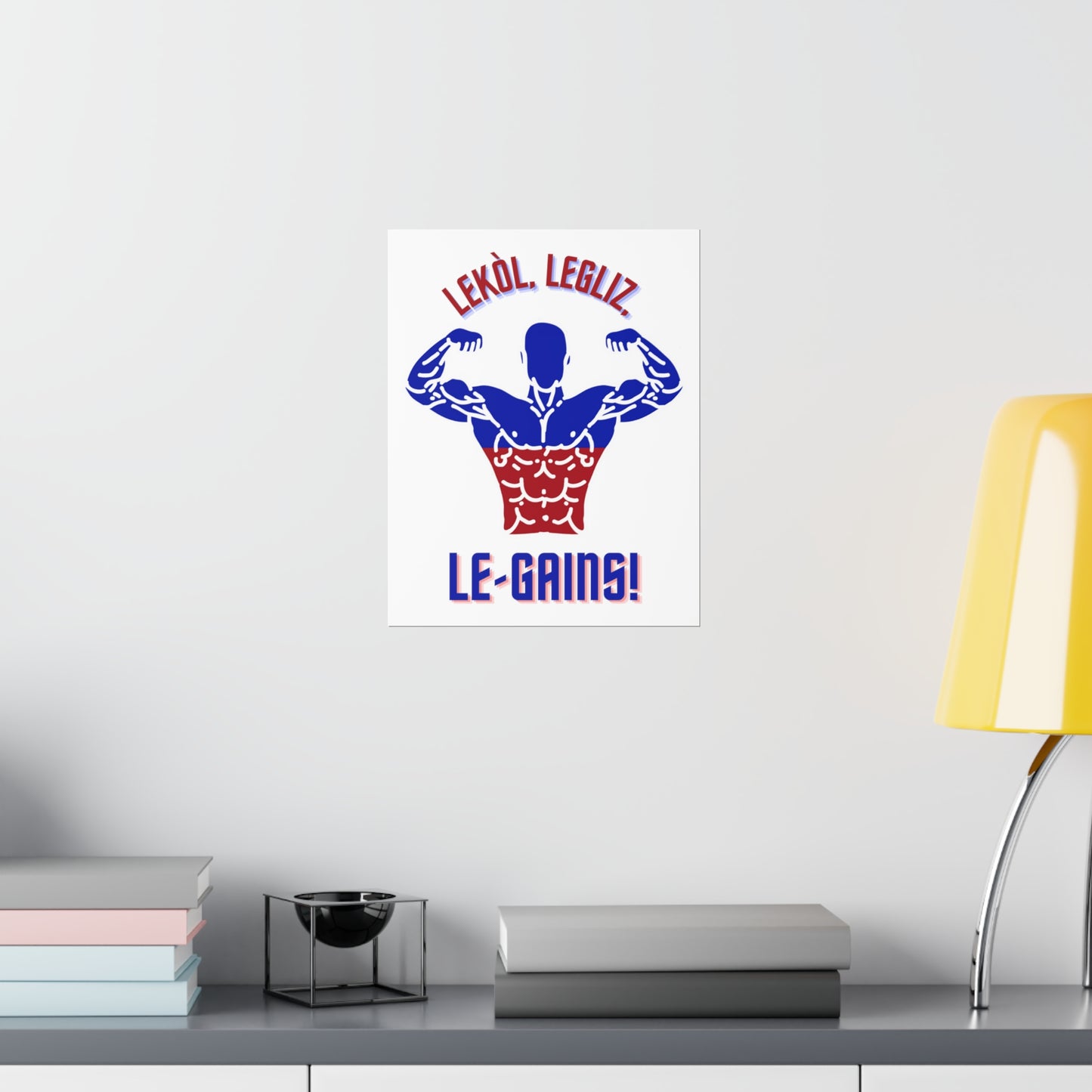 Lekol Legliz LeGainz Premium Matte Poster | Haitian Art