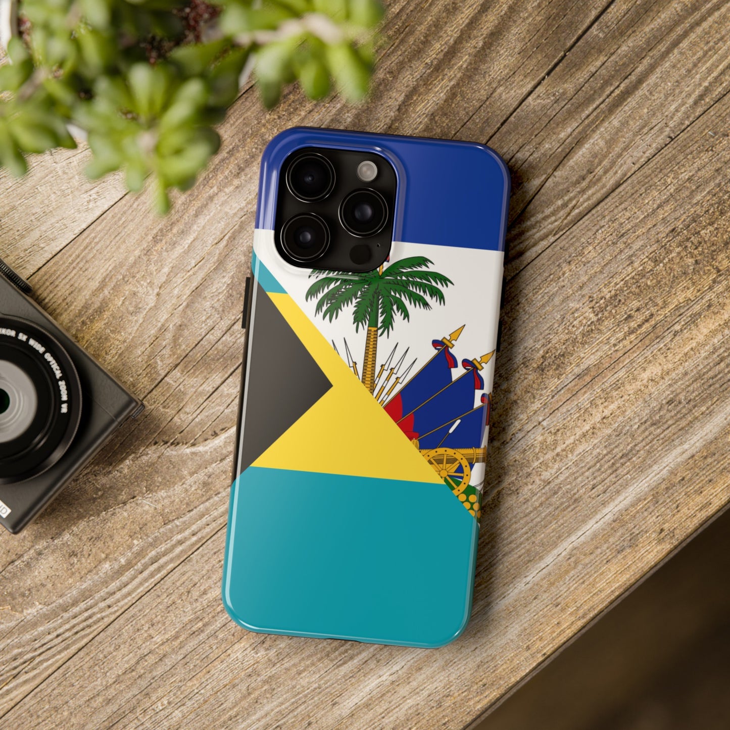 Bahamas Haiti Flag Bahamian Haitian Tough Phone Cases