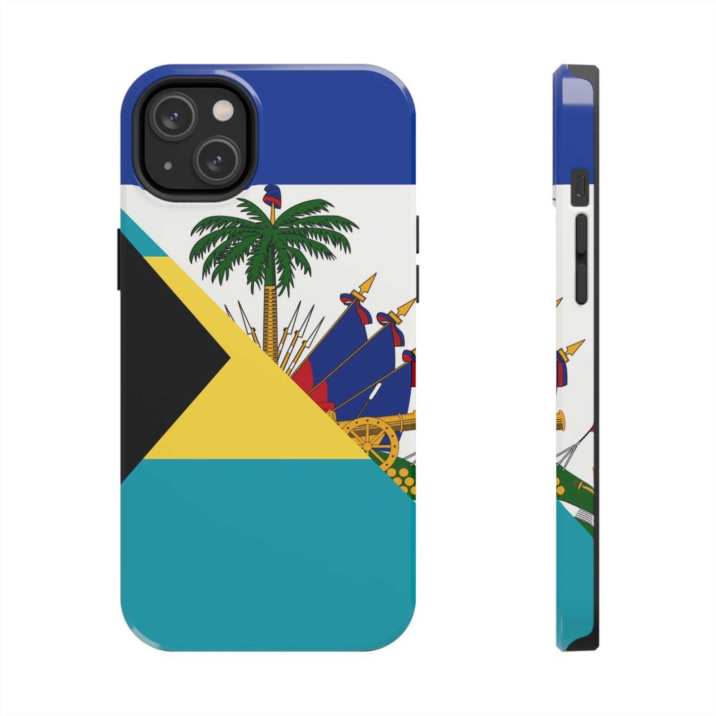 Bahamas Haiti Flag Bahamian Haitian Tough Phone Cases