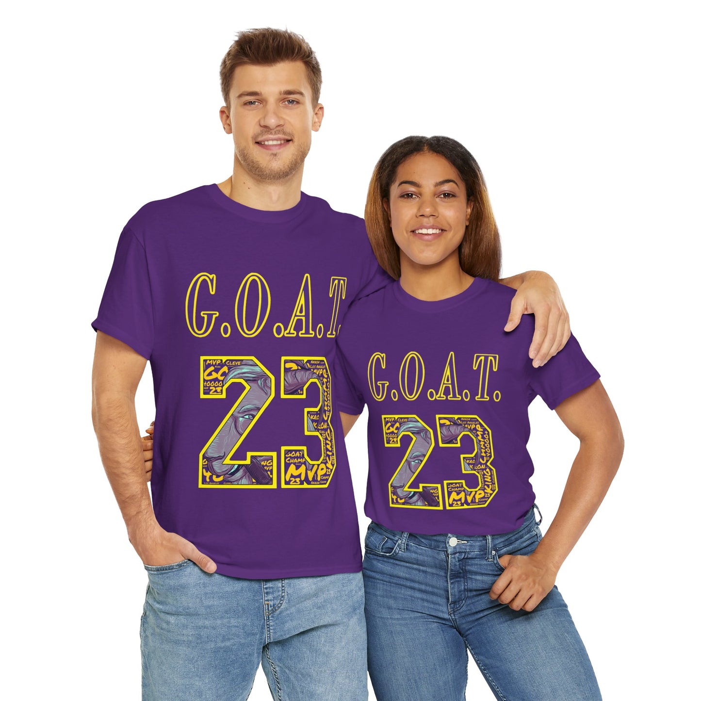 GOAT 23 T-Shirt | Los Angeles Basketball G.O.A.T Tee