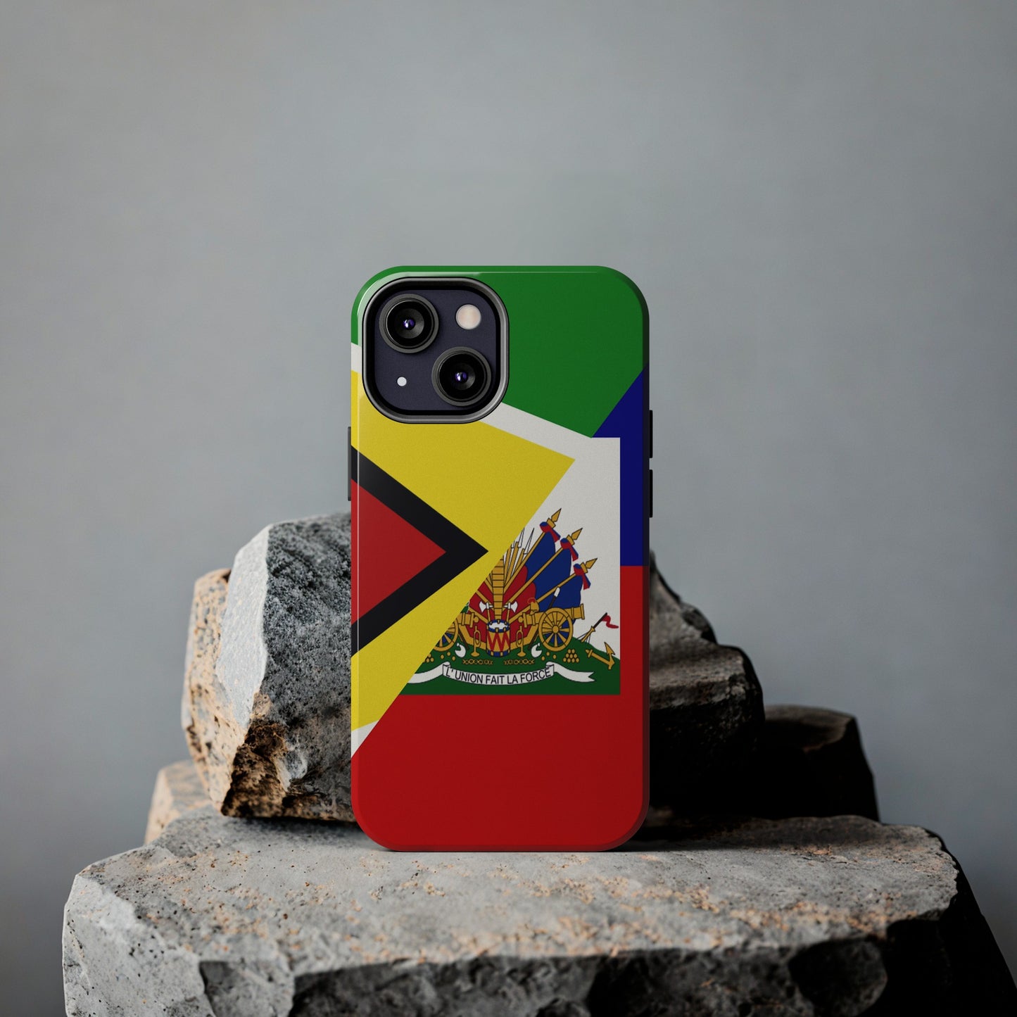 Haiti Guyana Flag Haitian Guyanese Tough Phone Cases