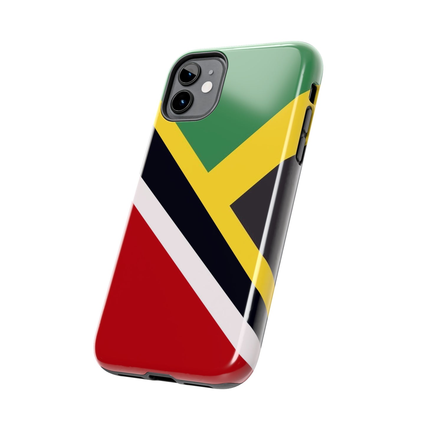 Jamaica Trinidad Flag Jamaican Trini Tough Phone Cases