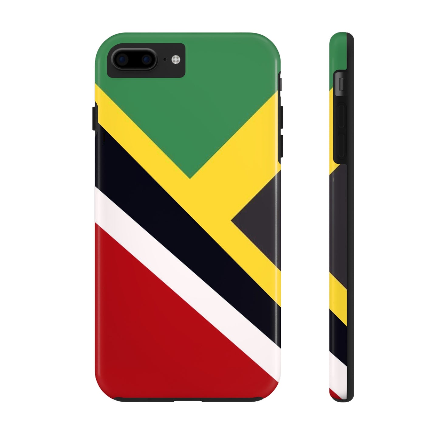 Jamaica Trinidad Flag Jamaican Trini Tough Phone Cases