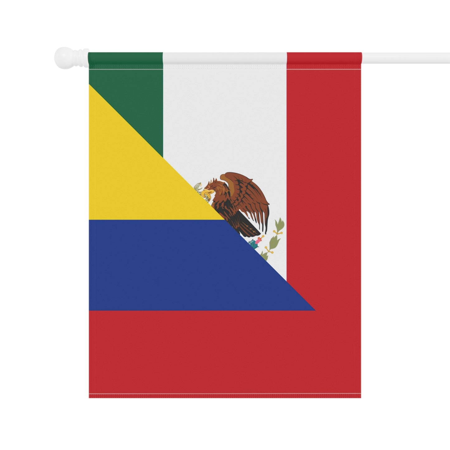 Mexican Colombian Flag Half Mexico Colombia Garden & House Banner