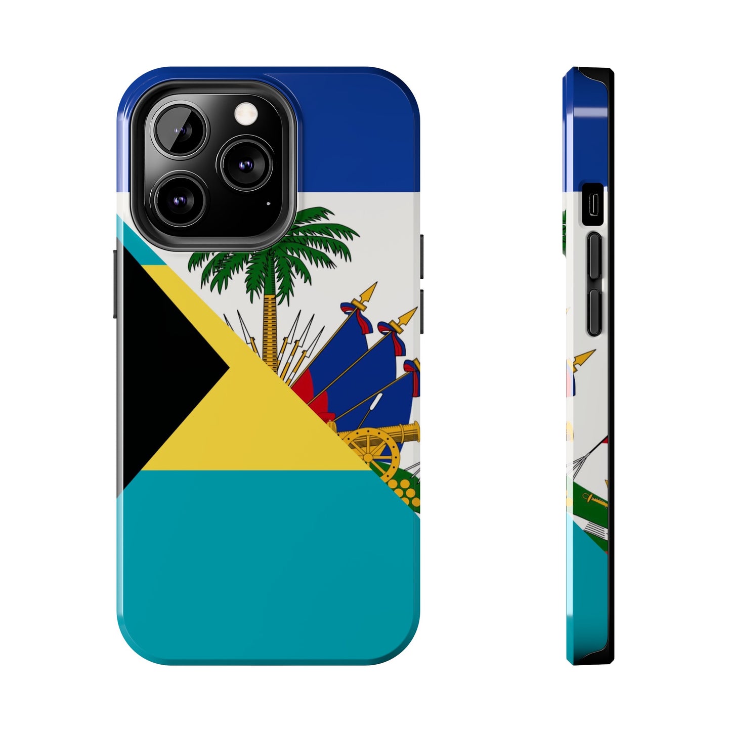 Bahamas Haiti Flag Bahamian Haitian Tough Phone Cases