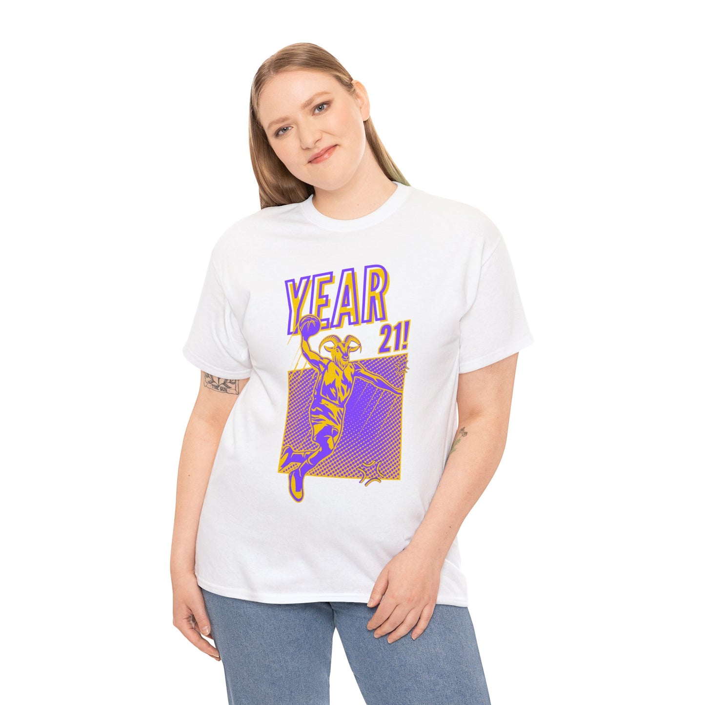Year 21 GOAT James Basketball Los Angeles T-Shirt | Unisex Tee Shirt
