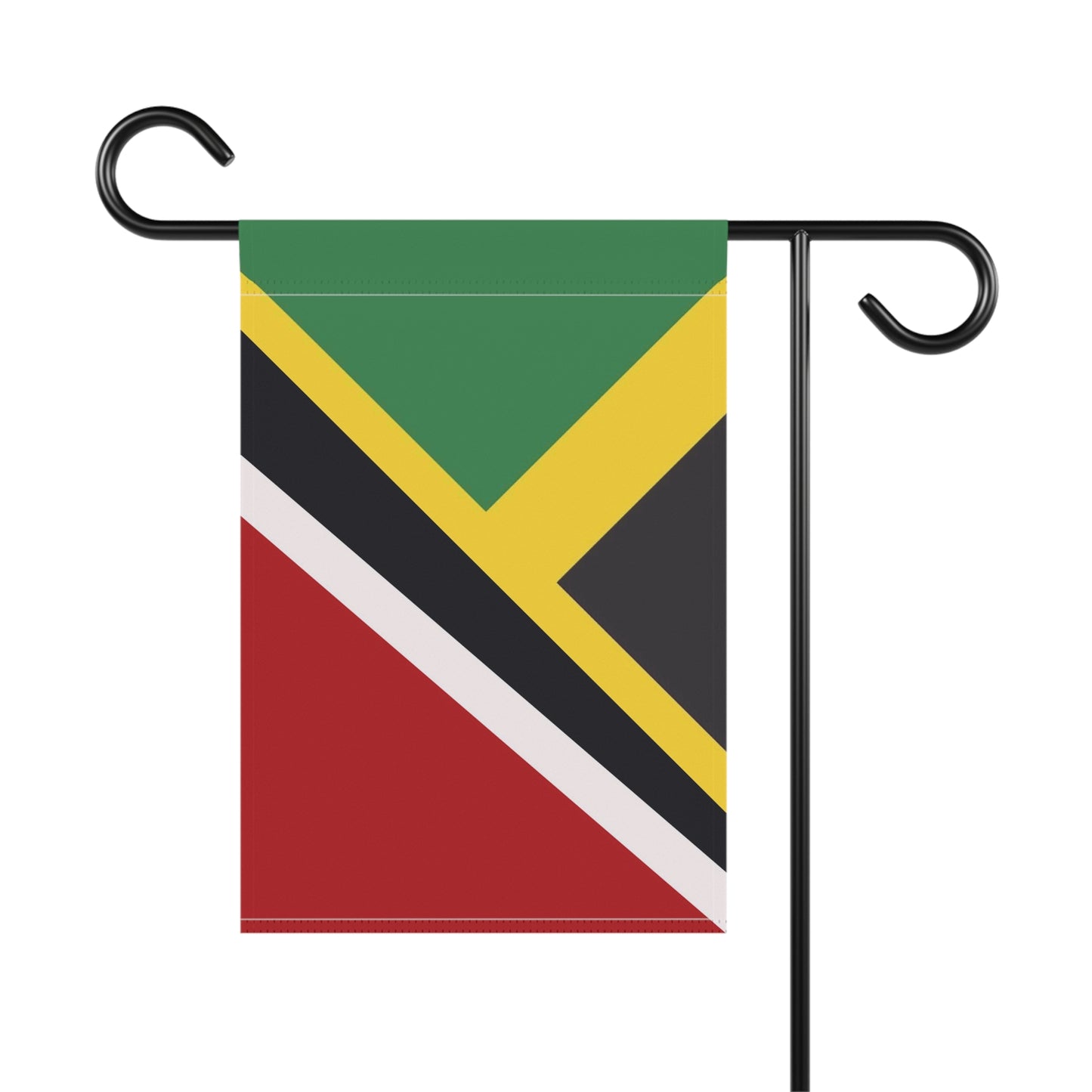 Jamaica Trinidad Flag Jamaican Trini Garden & House Banner