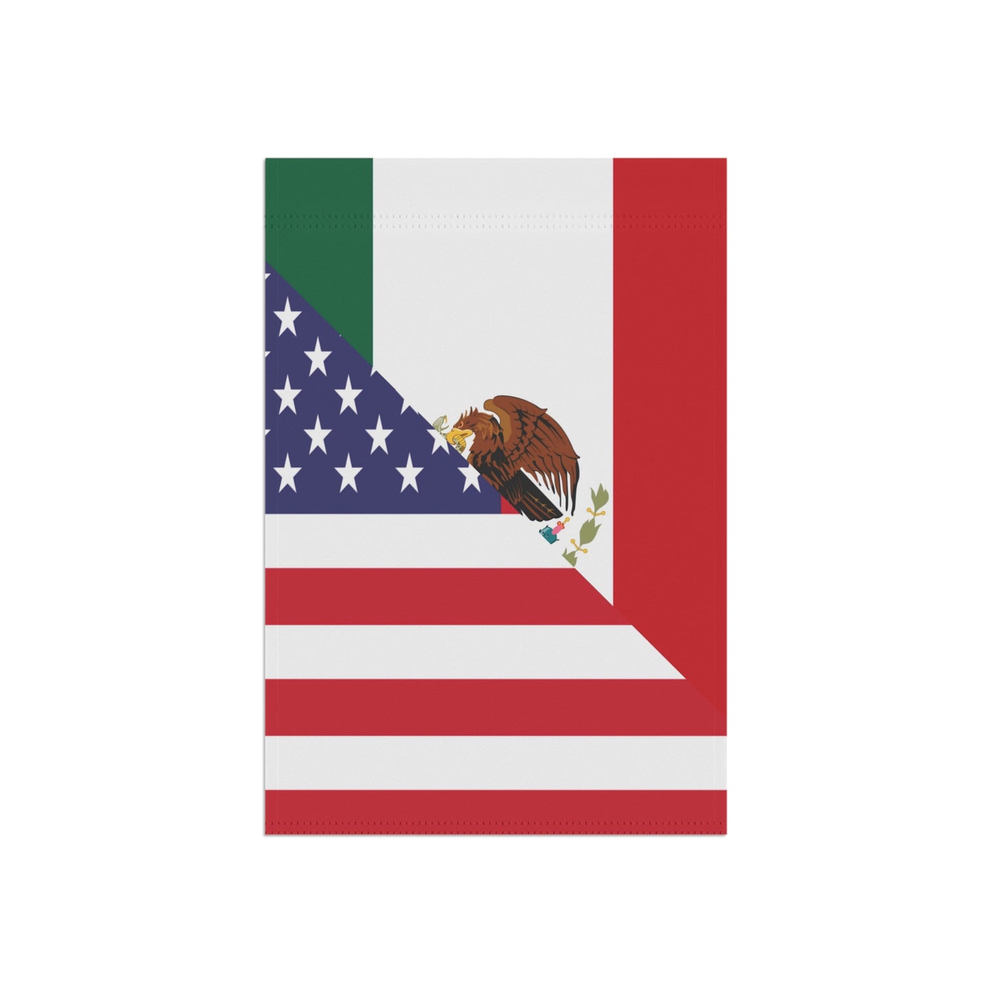 Mexican American Flag Garden & House Banner Mexico USA