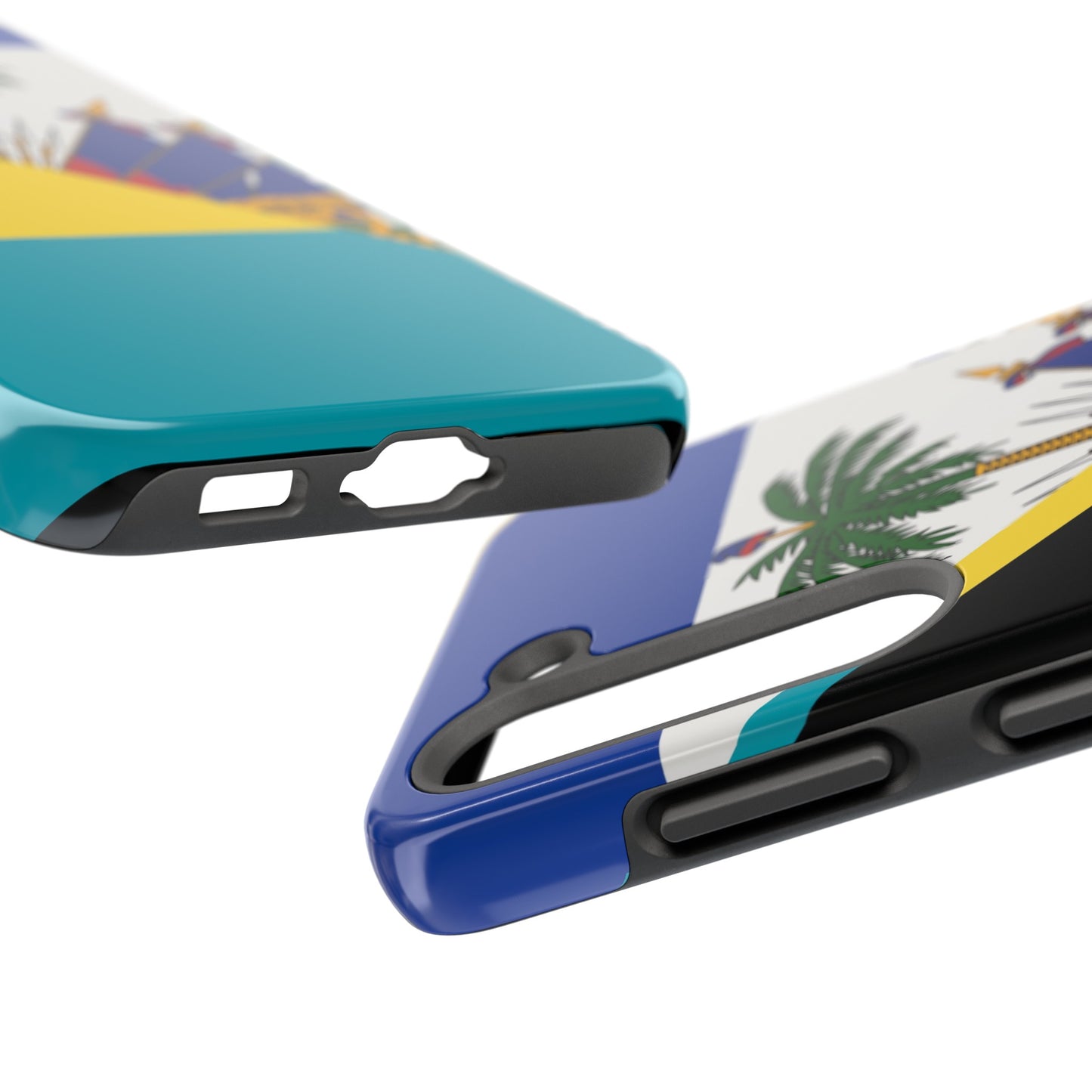 Bahamas Haiti Flag Bahamian Haitian Tough Phone Cases