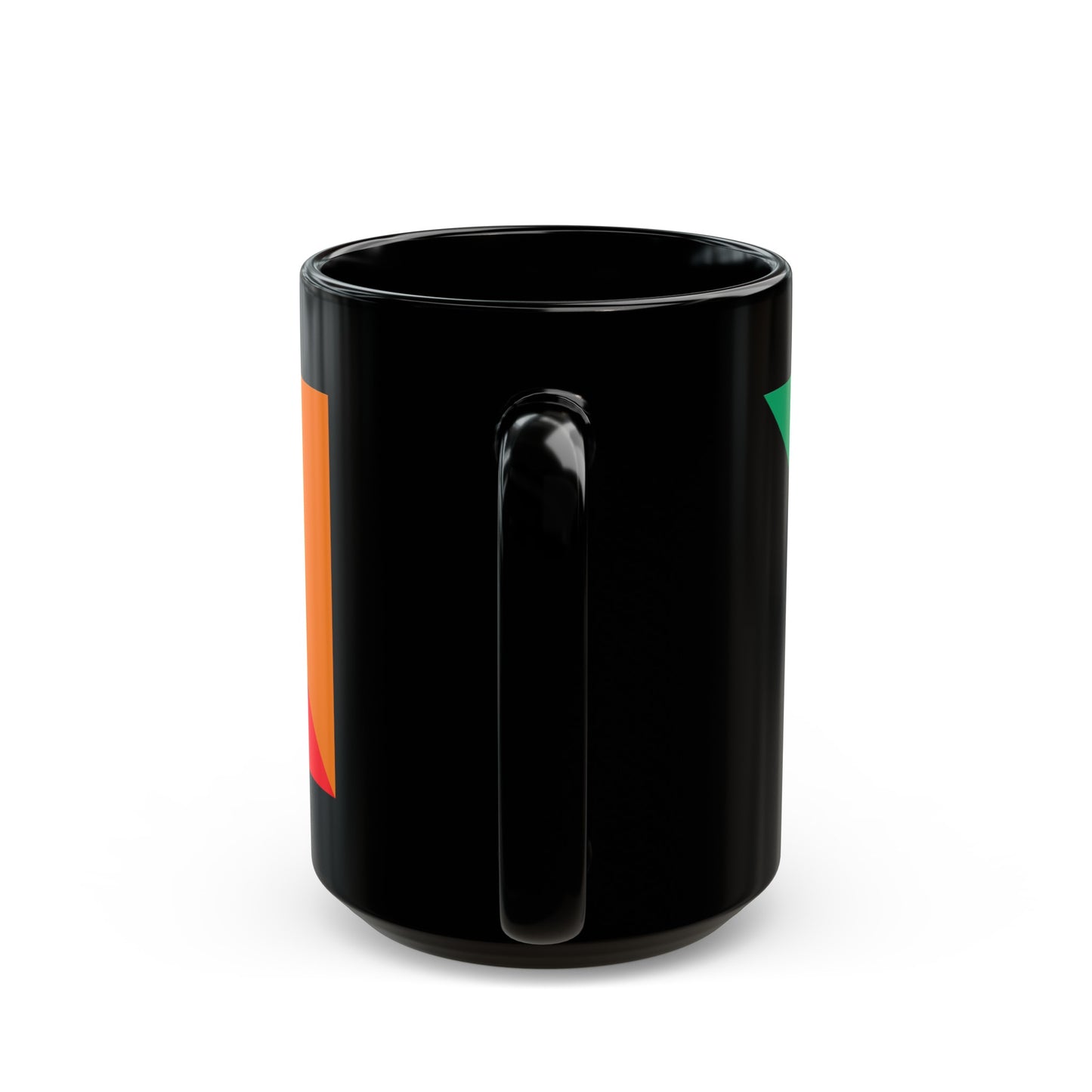 German Irish Flag Half Germany Ireland Black Mug (11oz, 15oz)