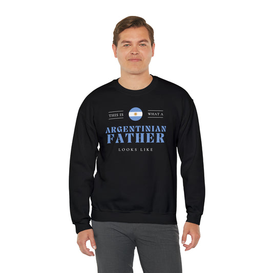 Argentinian Dad Looks Like Argentina Father Unisex Sweatshirt