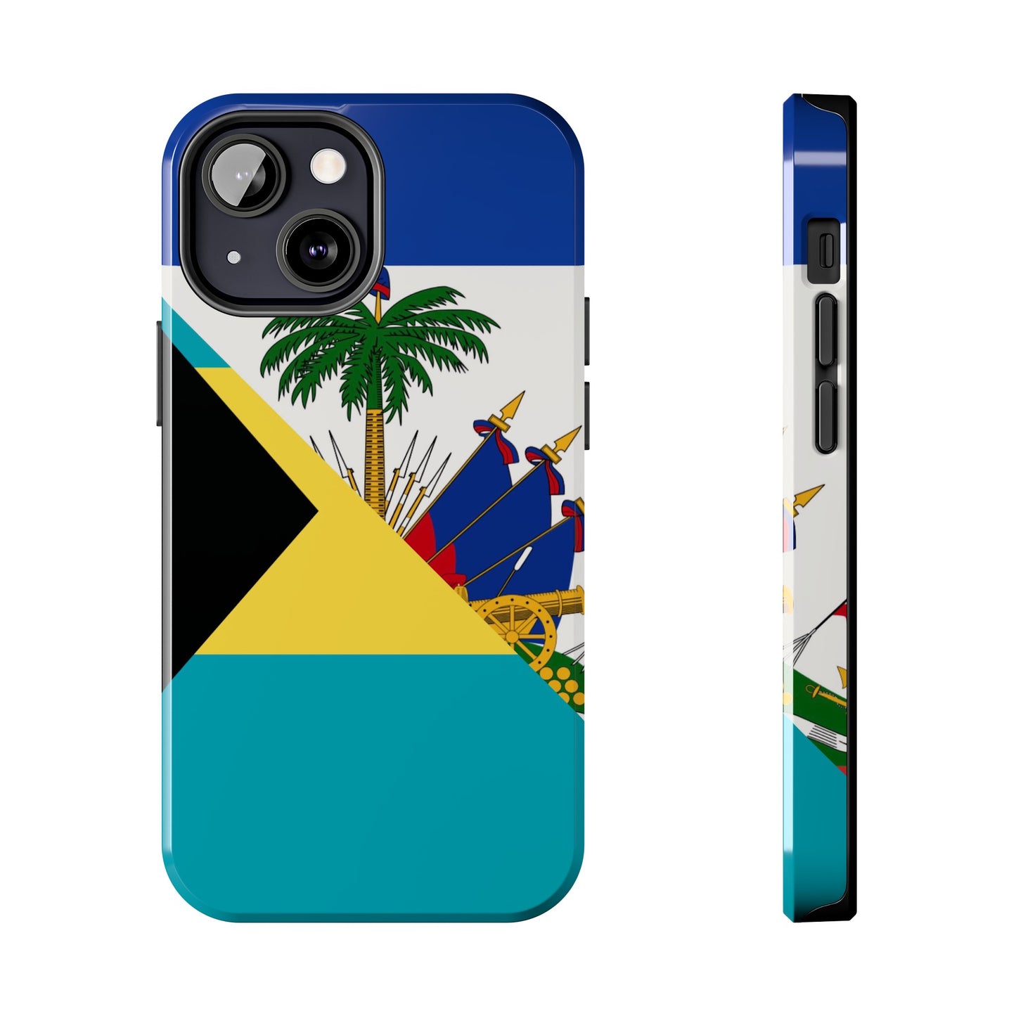 Bahamas Haiti Flag Bahamian Haitian Tough Phone Cases