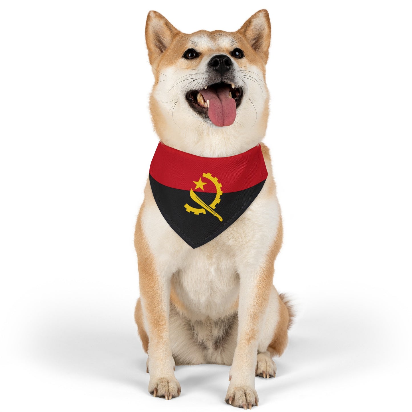 Angola Flag Pet Bandana Collar | Animal Cat Dog Collar Angolan