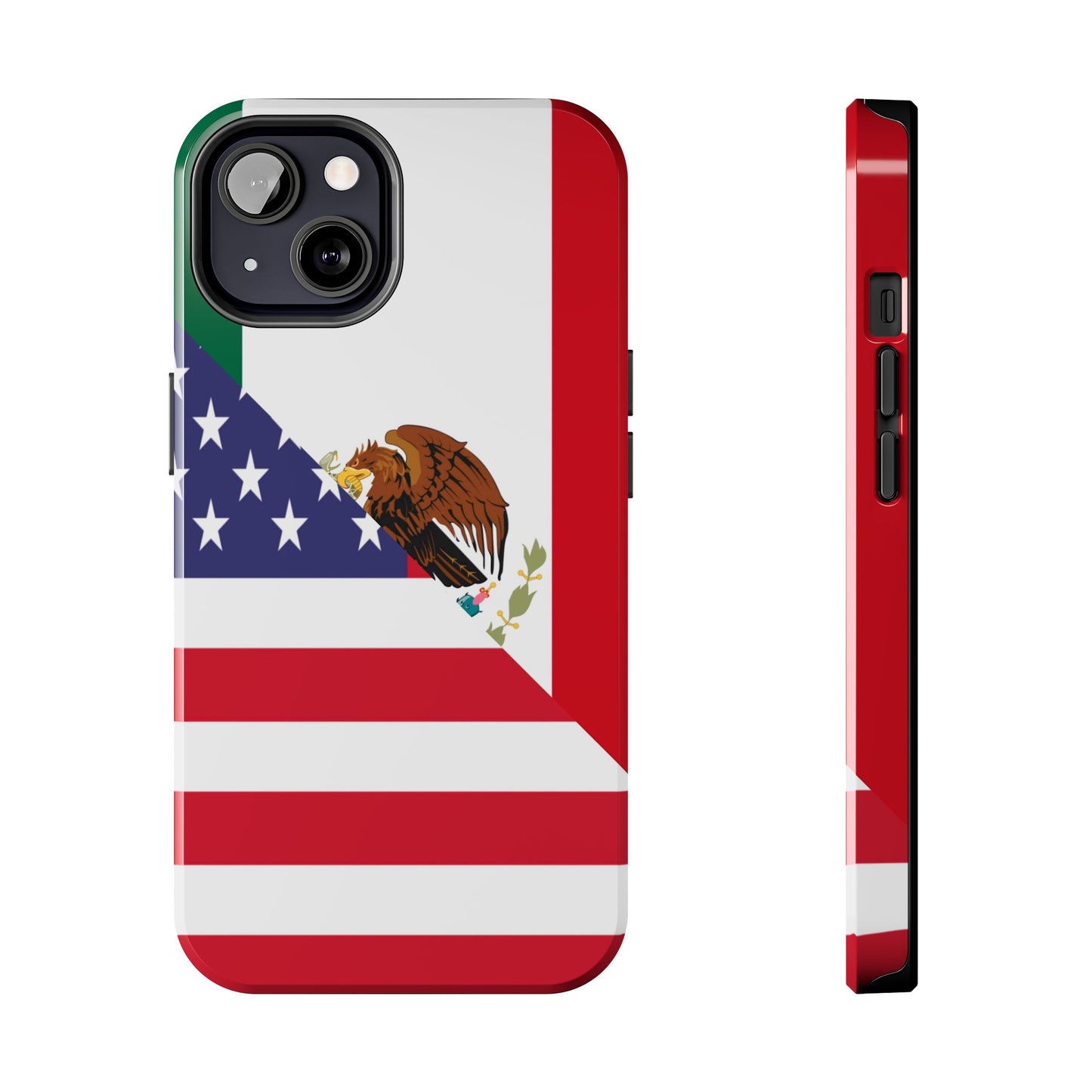 Mexican American Flag Mexico USA Tough Phone Cases