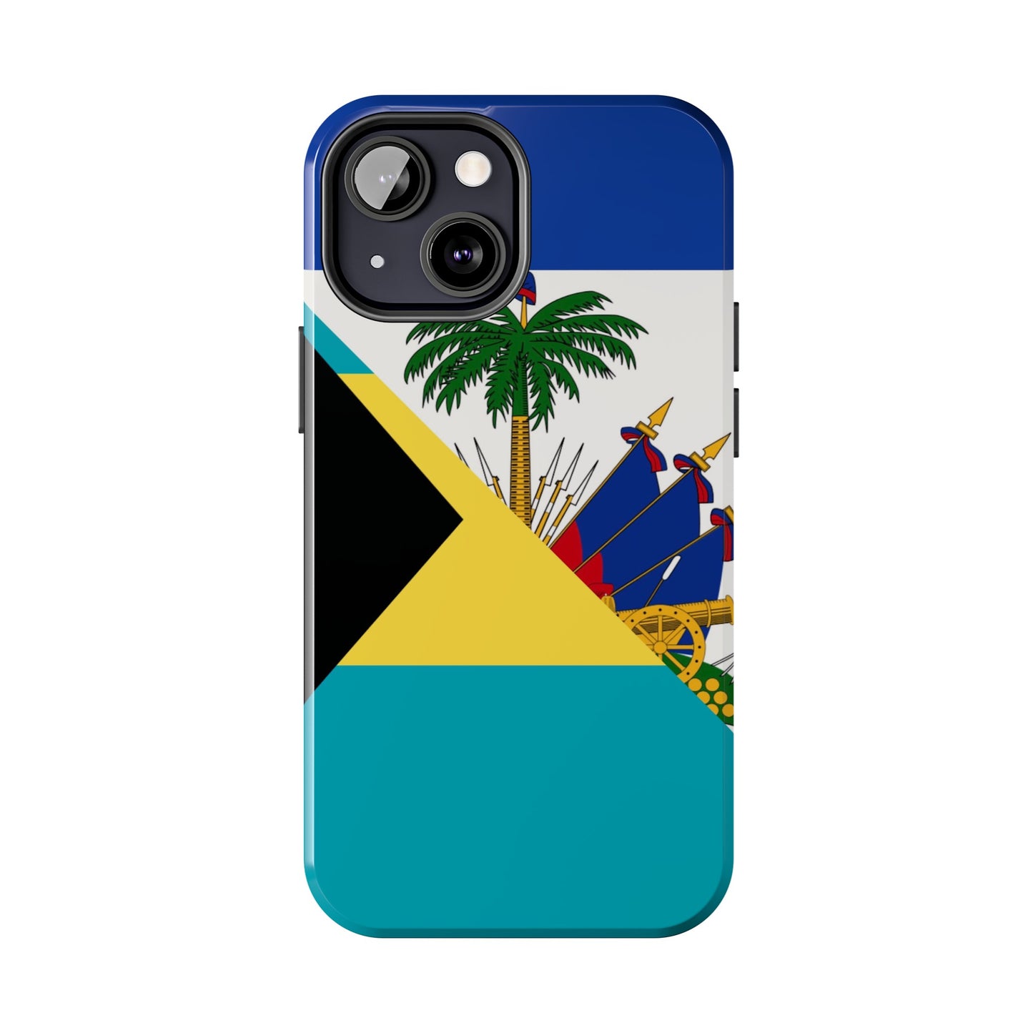 Bahamas Haiti Flag Bahamian Haitian Tough Phone Cases