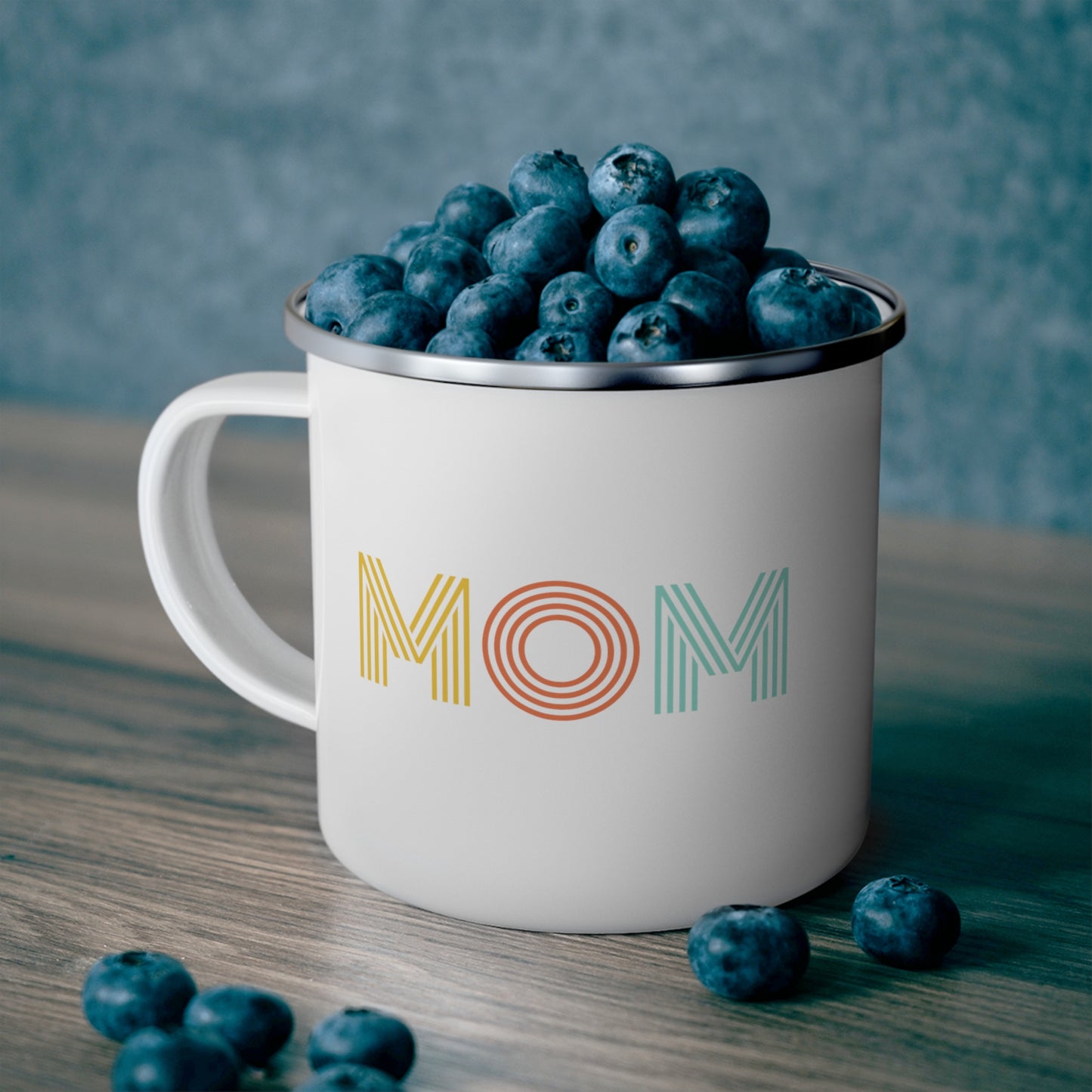 Mom Est 2023 Mothers Day Gift for Mommy 12oz Enamel Mug