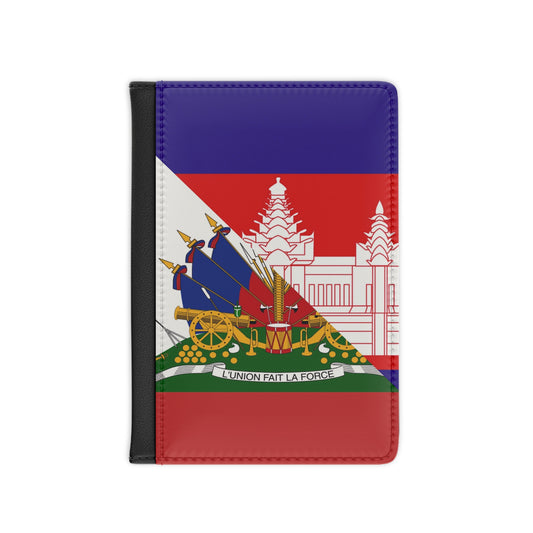 Haiti Cambodia Flag Haitian Cambodian Passport Cover