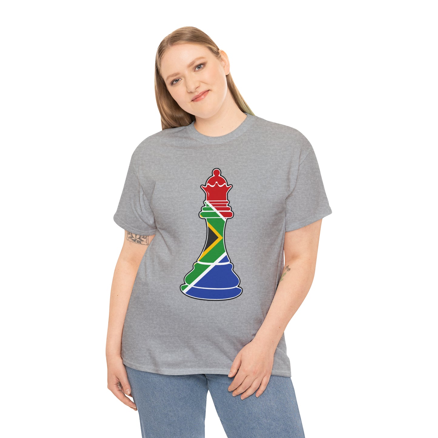 South African Queen Flag Chess Piece SA T-Shirt | Unisex Tee Shirt